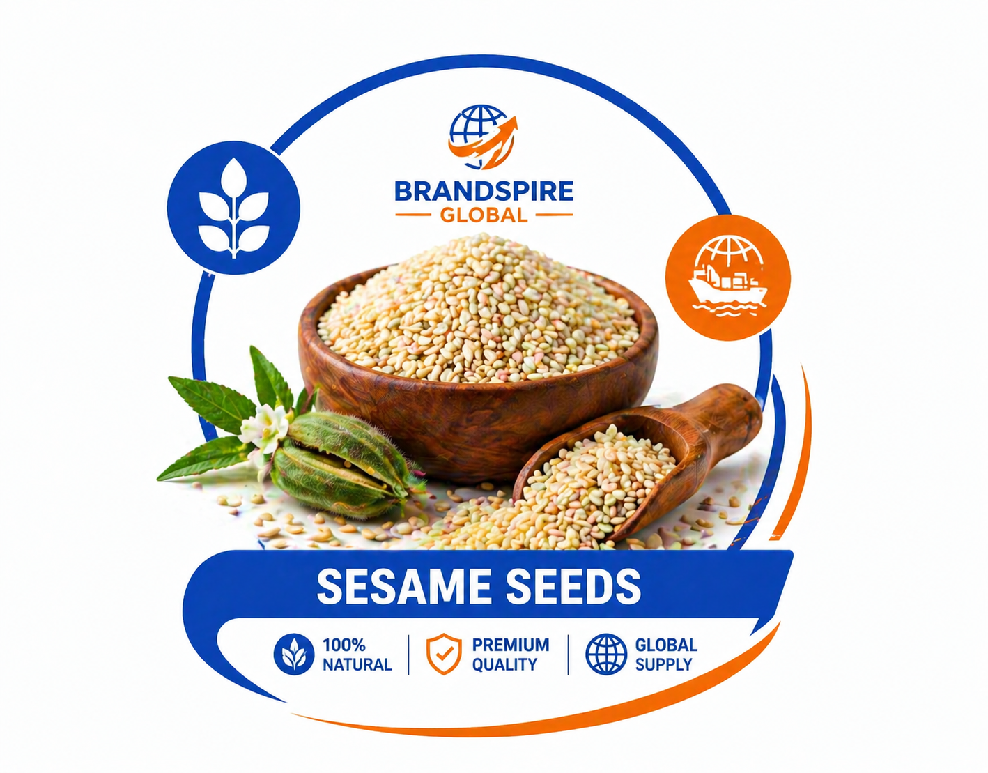 Sesame Seeds by Brandspireglobal