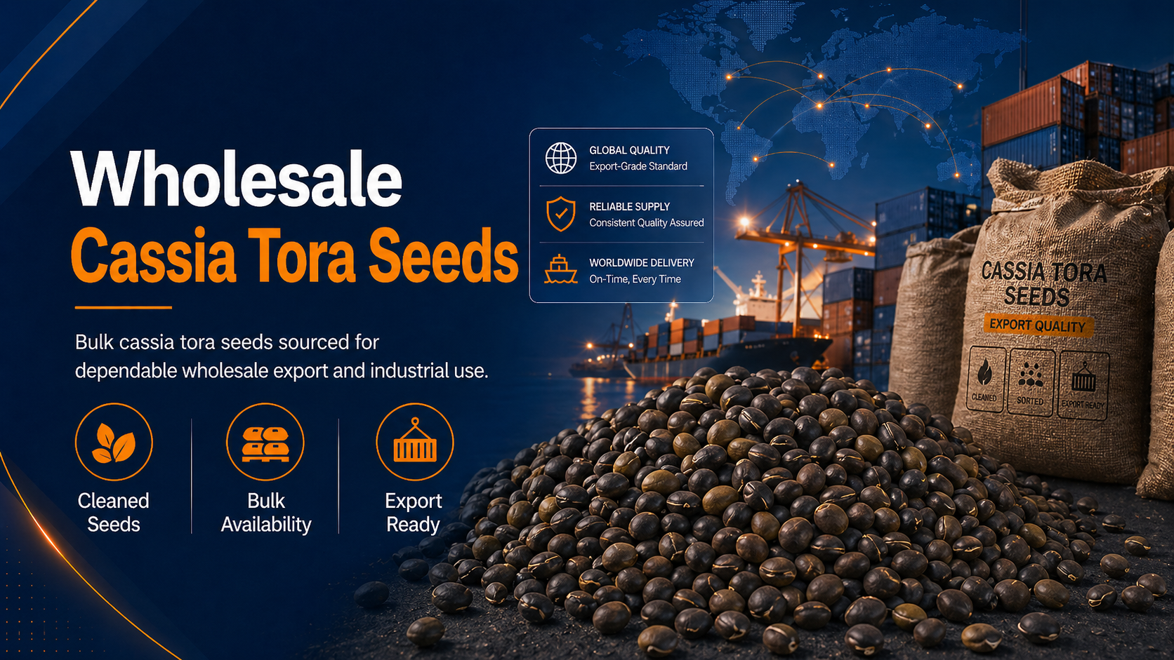 Wholesale Cassia Tora Seeds