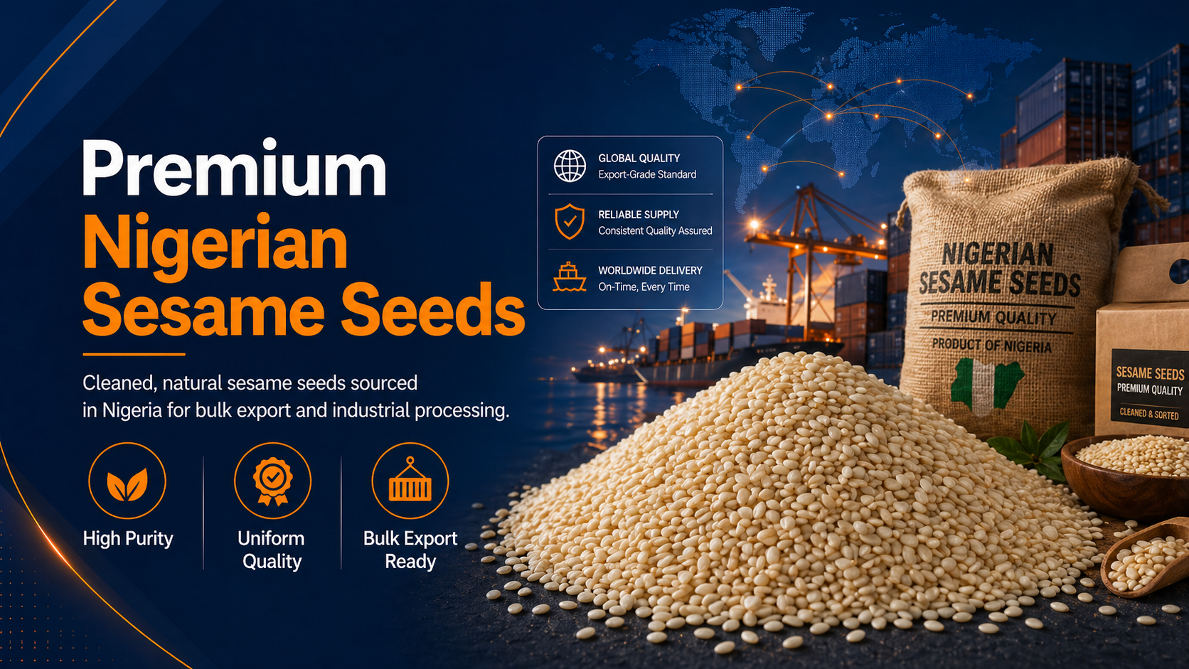 Premium Nigerian Sesame Seeds