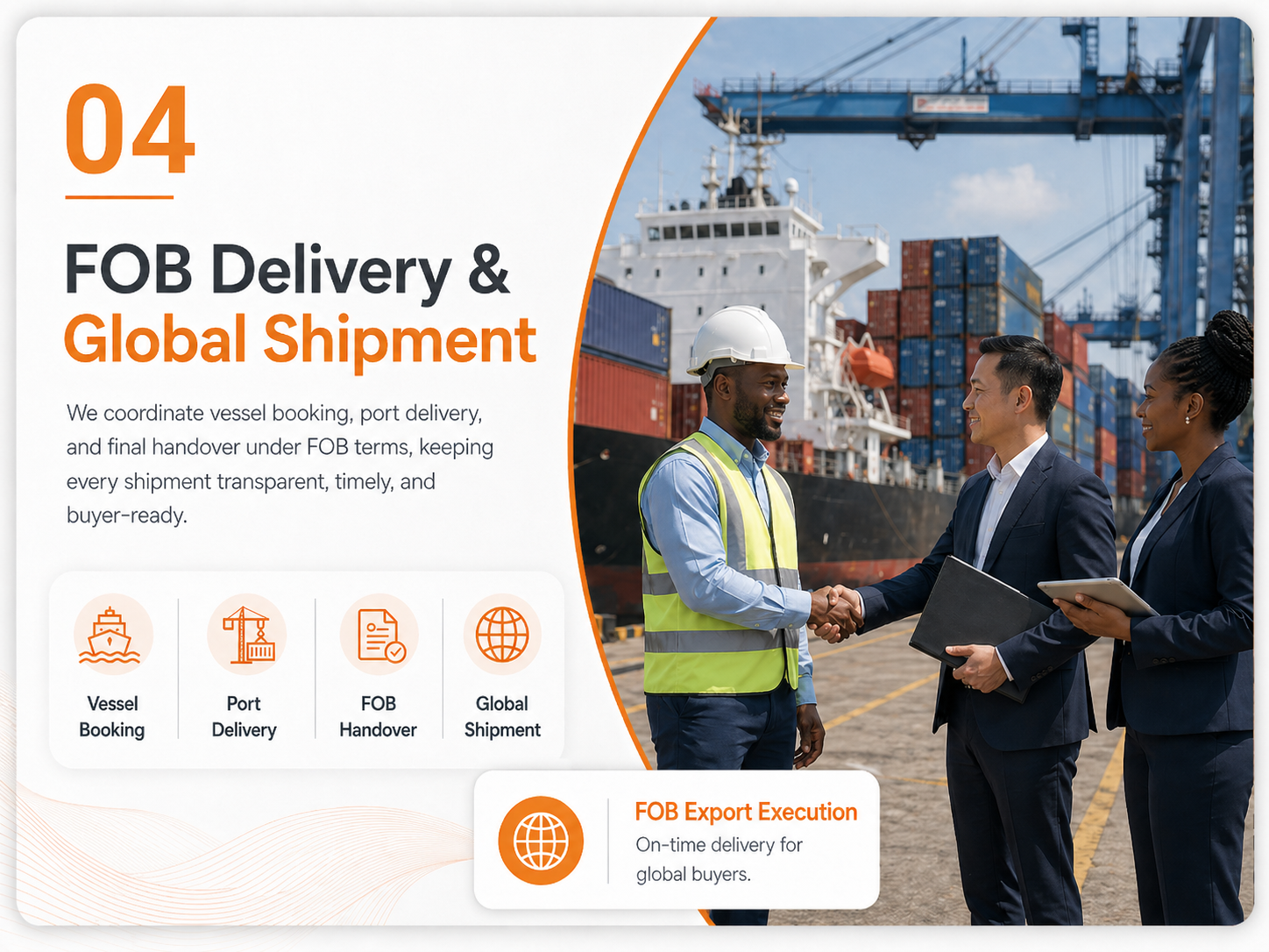 Expert FOB Logistics from <br>Apapa